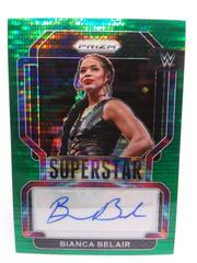 Bianca Belair [Green Pulsar Prizm] #SA-BBL Wrestling Cards 2022 Panini Prizm WWE Superstar Autographs Prices