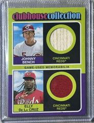 Elly De La Cruz / Johnny Bench #CCDR-BD Baseball Cards 2024 Topps Heritage Clubhouse Collection Dual Relic Prices