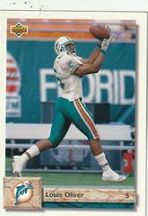 Louis Oliver Football Cards 1992 Upper Deck Prices