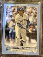 Julio Rodriguez [Father's Day Blue] Baseball Cards 2022 Topps Update Prices
