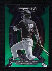Spencer Jones [Green] #9 Baseball Cards 2023 Panini Chronicles Titan Prices