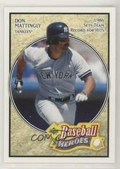 Don Mattingly #22 Baseball Cards 2005 Upper Deck Baseball Heroes Prices