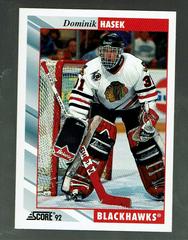 Dominik Hasek Hockey Cards 1992 Score Prices