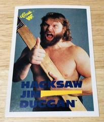 Hacksaw Jim Duggan #9 Wrestling Cards 1990 Classic WWF Prices
