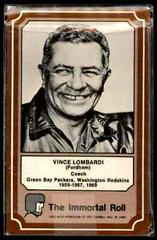 Vince Lombardi Football Cards 1975 Fleer Hall of Fame Prices