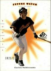 Carlos Valderrama #120 Baseball Cards 2001 SP Authentic Prices
