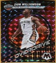 Zion Williamson #6 Basketball Cards 2021 Panini Mosaic Overdrive Prices