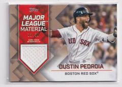 Dustin Pedroia [Series 2 Gold] #MLM-DP Baseball Cards 2022 Topps Major League Material Relics Prices
