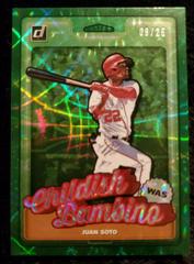 Juan Soto [Green] #N5 Baseball Cards 2019 Panini Donruss Nicknames Prices