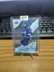 Victor Hedman [Blue Frost] #FT-VH Hockey Cards 2022 Upper Deck Trilogy Frozen in Time Prices