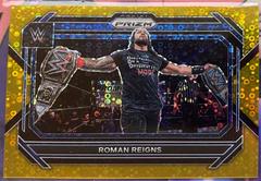 Roman Reigns [Under Card Gold] Wrestling Cards 2023 Panini Prizm WWE Prices