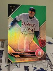 Miguel Cabrera [Emerald] #12 Baseball Cards 2017 Topps Triple Threads Prices