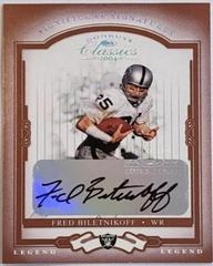 Fred Biletnikoff [Significant Signatures Red] Football Cards 2004 Panini Donruss Classics Prices