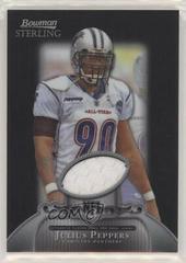 Julius Peppers [Jersey Black Refractor] Football Cards 2006 Bowman Sterling Prices
