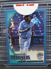 Julio Rodriguez [Blue] #10FF-JR Baseball Cards 2022 Topps Archives 2010 Fan Favorites Autographs Prices