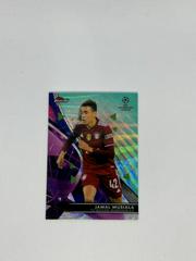 Jamal Musiala [Aqua] Soccer Cards 2021 Topps Finest UEFA Champions League Prices