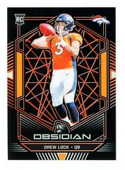 Drew Lock [Electric Etch Orange] #104 Football Cards 2019 Panini Obsidian Prices