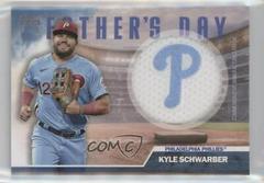 Kyle Schwarber [Blue] #FD-KS Baseball Cards 2023 Topps Father’s Day Commemorative Team Patch Prices