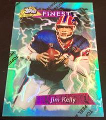Jim Kelly [Refractor w/ Coating] #273 Football Cards 1995 Topps Finest Prices