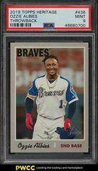 Ozzie Albies [Throwback] #436 Baseball Cards 2019 Topps Heritage Prices