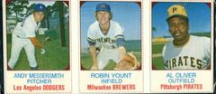 Al Oliver, Andy Messersmith, Robin Yount [Complete Box] Baseball Cards 1975 Hostess Prices