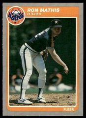 Ron Mathis #U-78 Baseball Cards 1985 Fleer Update Prices