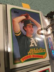 Todd Burns #174 Baseball Cards 1989 Topps Prices