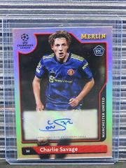 Charlie Savage Soccer Cards 2021 Topps Merlin Chrome UEFA Autographs Prices