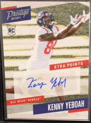 Kenny Yeboah #30 Football Cards 2021 Panini Chronicles Draft Picks Prestige Xtra Points Signatures Prices