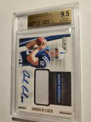 Andrew Luck [Autograph Jersey] Football Cards 2012 Panini Rookies & Stars Prices