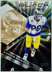 Aaron Donald [Copper] Football Cards 2022 Panini Black Prices