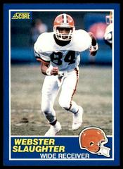 Webster Slaughter Football Cards 1989 Panini Score Prices