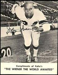 John Sample Football Cards 1962 Kahn's Wieners Prices