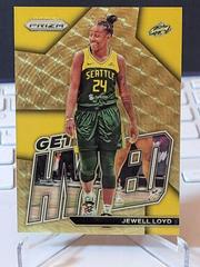Jewell Loyd [Gold Vinyl] #1 Basketball Cards 2023 Panini Prizm WNBA Get Hyped Prices