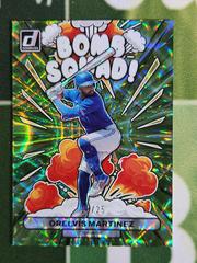 Orelvis Martinez [Green] Baseball Cards 2023 Panini Donruss Bomb Squad Prices