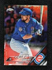Ben Zobrist [Red Refractor] Baseball Cards 2016 Topps Chrome Prices