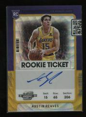 Austin Reaves [Autograph Gold Wave] #120 Basketball Cards 2021 Panini Contenders Optic Prices