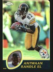 Antwaan Randle El [Black Refractor] #54 Football Cards 2003 Topps Chrome Prices