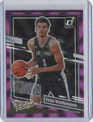 Victor Wembanyama [Purple] #1 Basketball Cards 2023 Panini Donruss The Rookies Prices