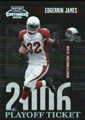 Edgerrin James [Playoff Ticket] #2 Football Cards 2006 Playoff Contenders Prices