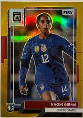 Naomi Girma [Optic Gold] #127 Soccer Cards 2022 Panini Donruss Prices