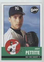 Andy Pettitte #151 Baseball Cards 2001 Upper Deck Vintage Prices