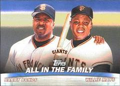 B. Bonds, W. Mays #TC19 Baseball Cards 2001 Topps Combos Prices
