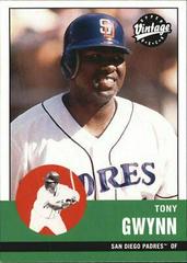 Tony Gwynn #287 Baseball Cards 2001 Upper Deck Vintage Prices