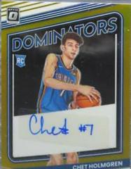 Chet Holmgren [Gold] #RDS-CHG Basketball Cards 2022 Panini Donruss Optic Rookie Dominators Signatures Prices