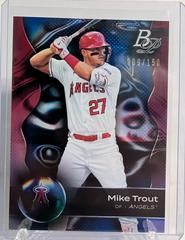 Mike Trout [Blue] Baseball Cards 2023 Bowman Platinum Prices