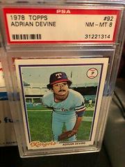 Adrian Devine #92 Baseball Cards 1978 Topps Prices