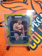 Andre The Giant [Gold Shimmer] Wrestling Cards 2023 Panini Prizm WWE Prices