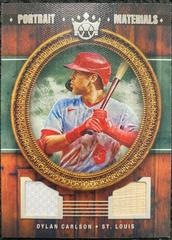 Dylan Carlson #PM-DC Baseball Cards 2022 Panini Diamond Kings Portrait Materials Prices