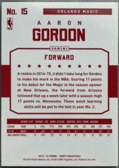 Aaron Gordon [Red Back] #15 Basketball Cards 2015 Panini Hoops Prices